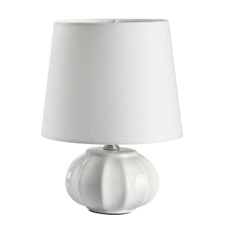 Настольная лампа Moderni 8145/1T (ткань, цвет белый)