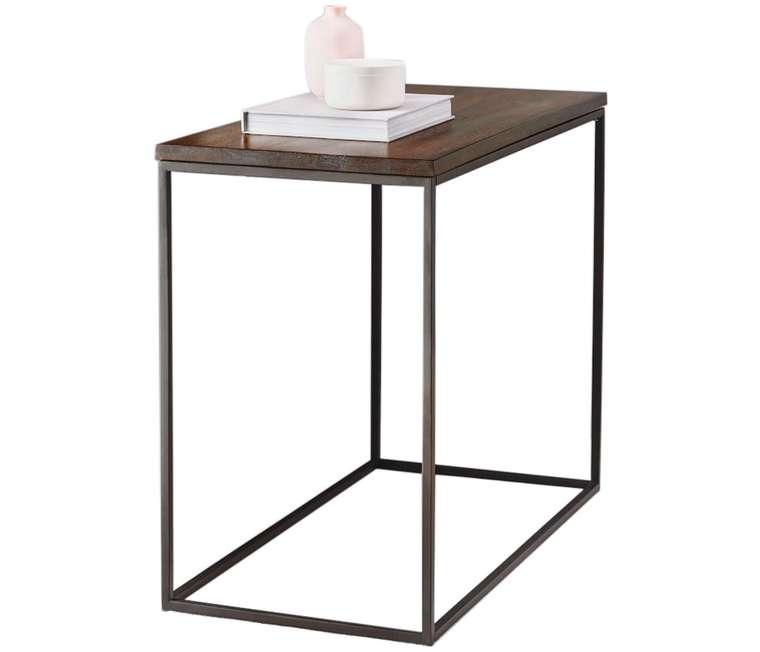 Кофейный столик Брио черно-коричневого цвета