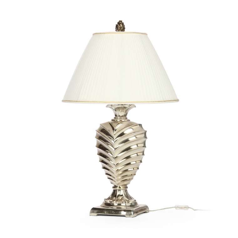 Настольная лампа "Regency" с белым абажуром