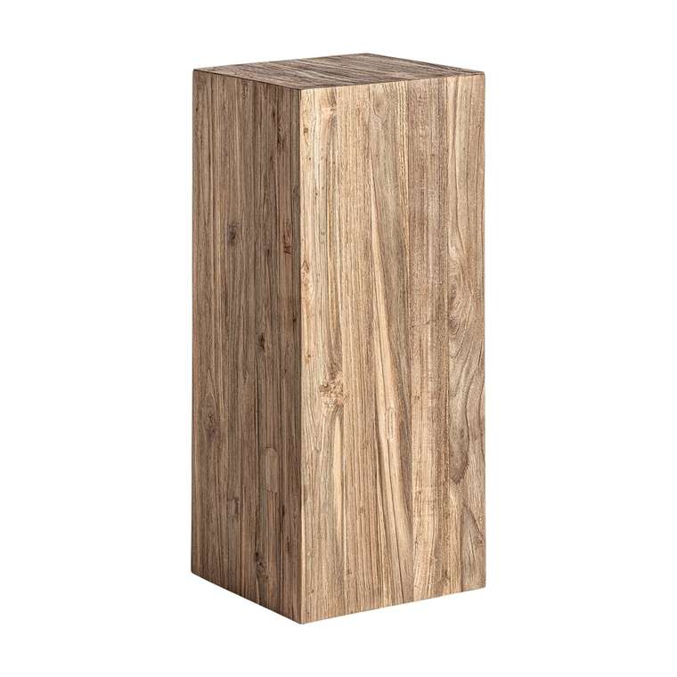 Приставной столик Lux 35x35 бежевого цвета
