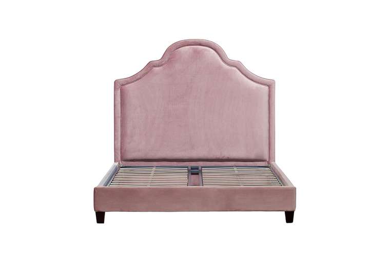 Кровать двуспальная розового цвета 180х200