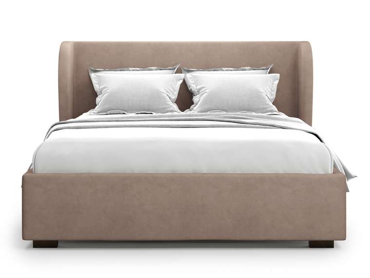 Кровать Tenno 140х200 коричневого цвета с подъемным механизмом 