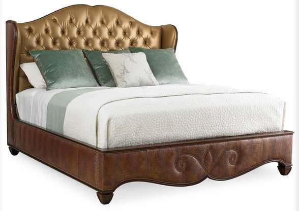 Кровать размера King из коллекции "St. James Place" Schnadig 200x200 см   