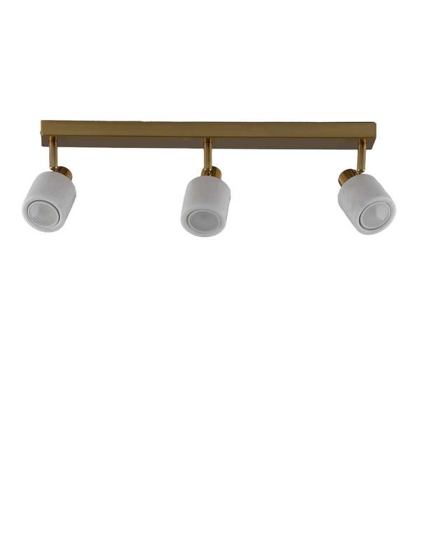 Спот Malet V11828-3C бело-золотого цвета