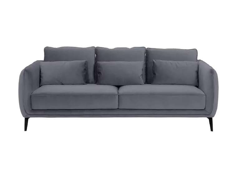 Диван Amsterdam серо-синего цвета