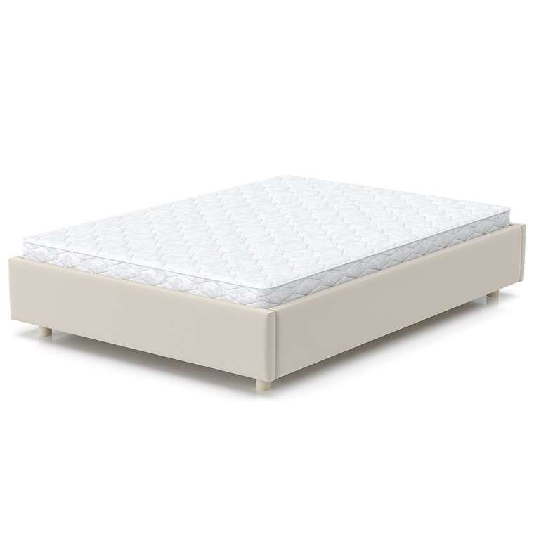 Кровать SleepBox 90x200 светло-бежевого цвета