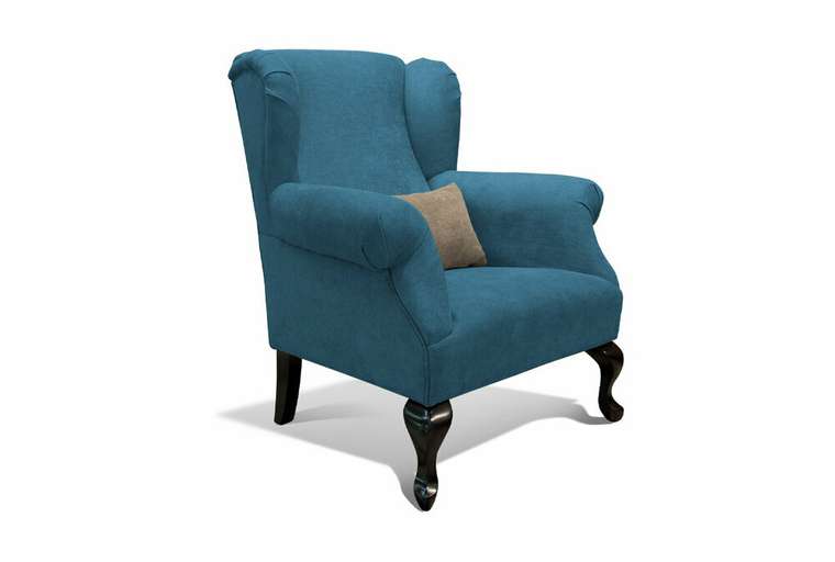 Кресло Шоттэ синего цвета