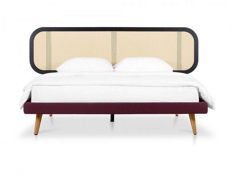 Кровать Male 160х200 фиолетово-бежевого цвета