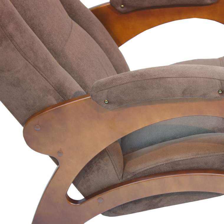 Кресло Аура коричневого цвета