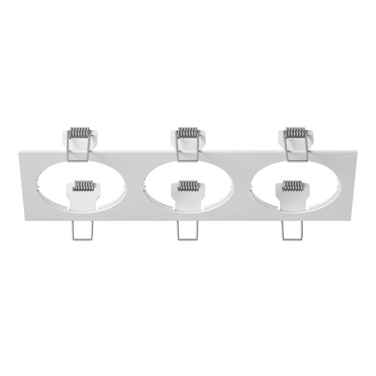 Рамка INTERO 16 Triple QUADRO БЕЛЫЙ