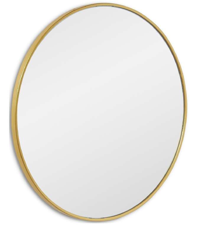 Настенное зеркало Ala L в раме золотого цвета