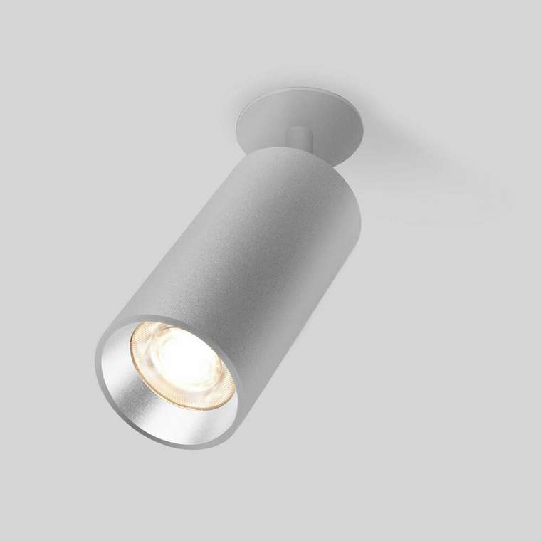 Встраиваемый светодиодный светильник Diffe 2 серебряного цвета
