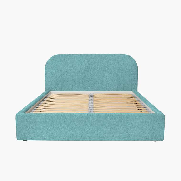 Кровать Regalia 180х200 бирюзового цвета без подъёмного механизма