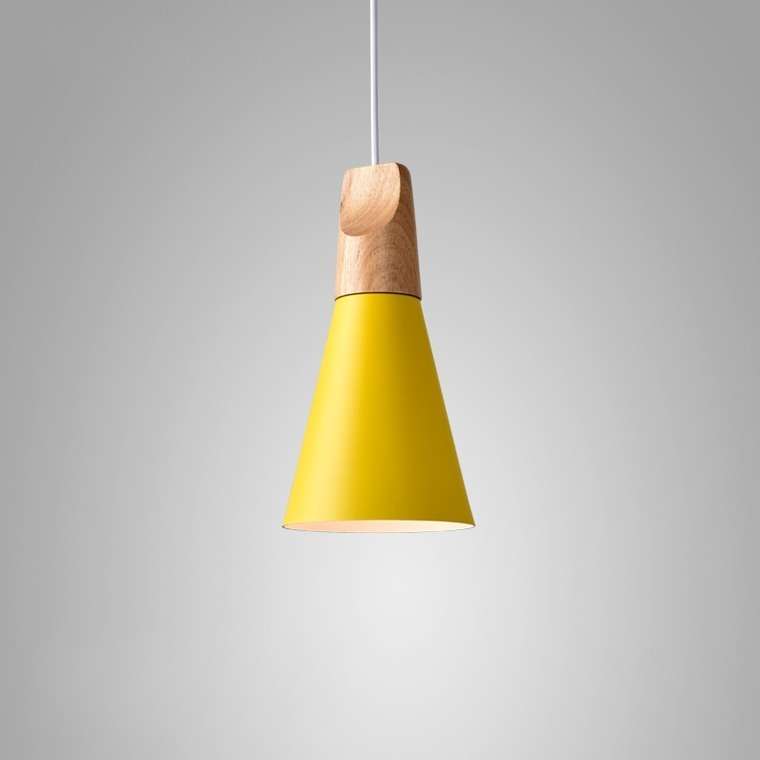 Подвесной светильник XD-A желтого цвета