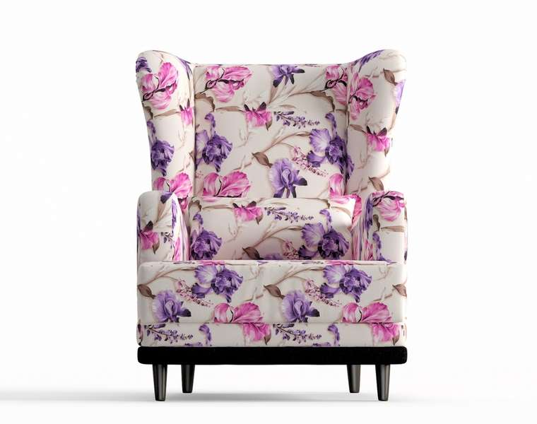 Кресло Грэмми бежево-розового цвета