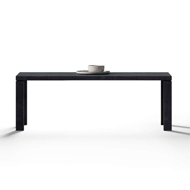 Стол обеденный Рут 100х200 цвета черничный шоколад