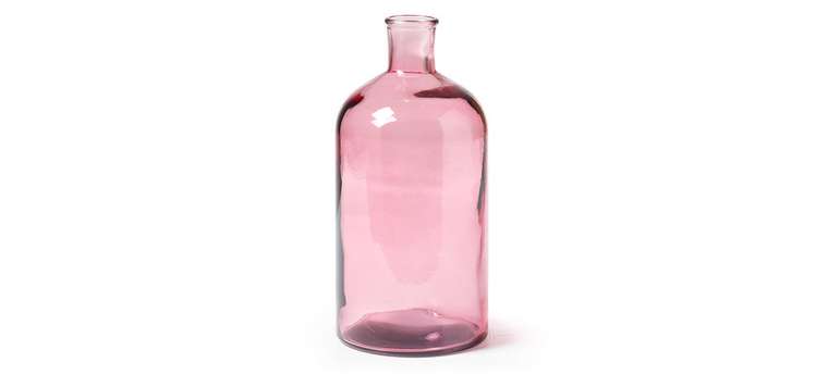 Ваза Julia Grup Semplice из переработанного подкрашенного стекла (розовый)