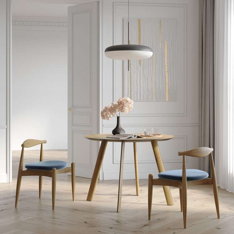 Обеденный стол Brasko светло-бежевого цвета 