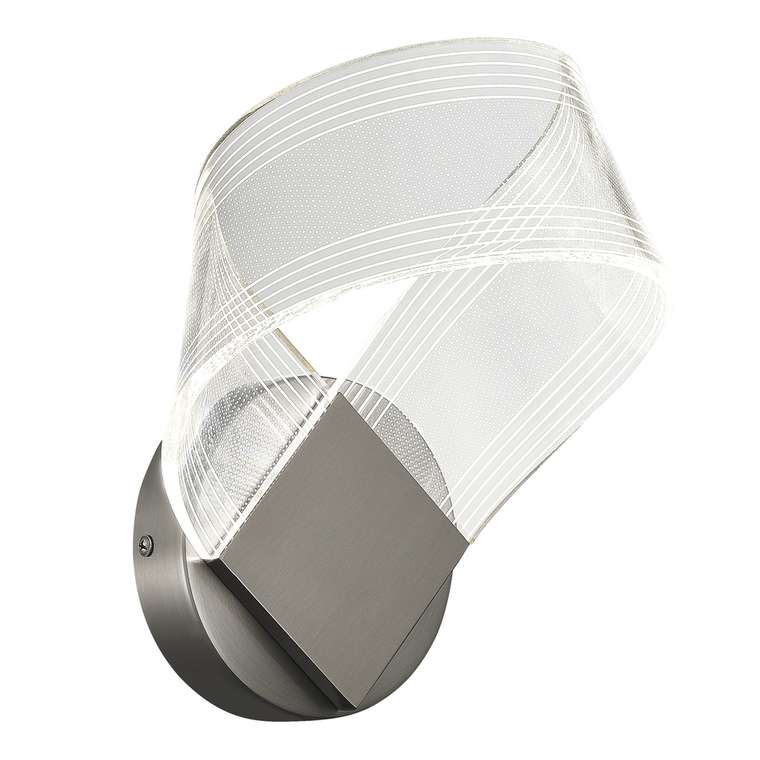 Светильник настенный ST-Luce Никель/Прозрачный LED 1*4W 4000K FAIRY