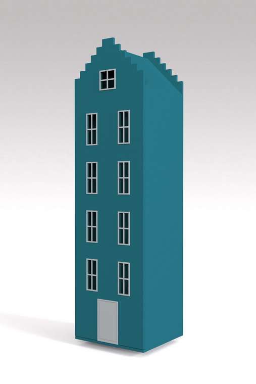 Шкаф-домик Брюгге Maxi цвета мурена