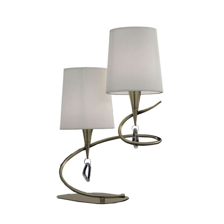 Настольная лампа Mara 1631 (ткань, цвет белый)