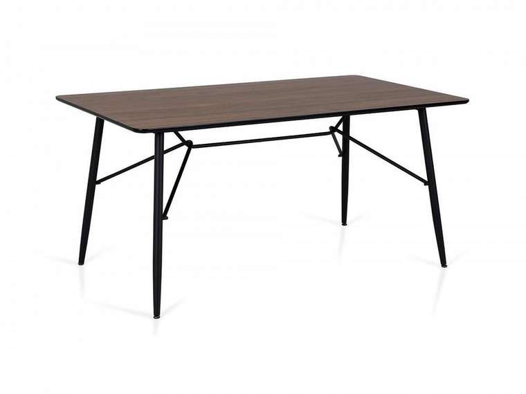 Обеденный стол Frame с темно-коричневой столешницей 