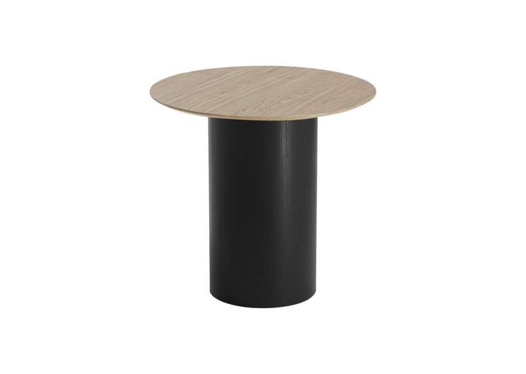Обеденный стол Type D80 бежево-черного цвета