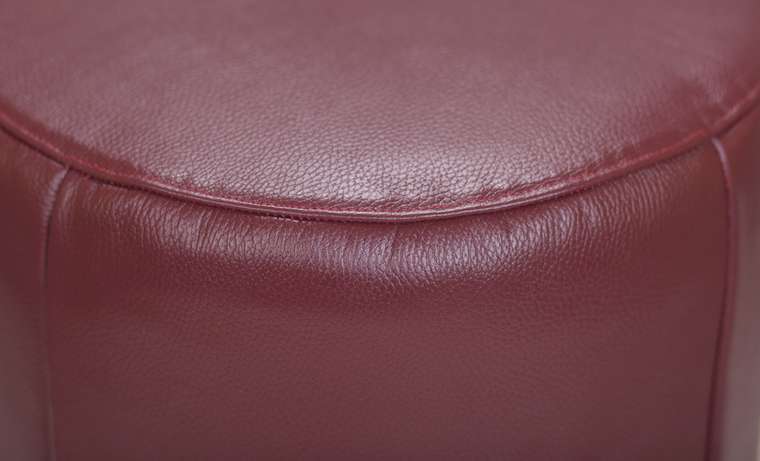 Пуф Topper brown leather коричневого цвета