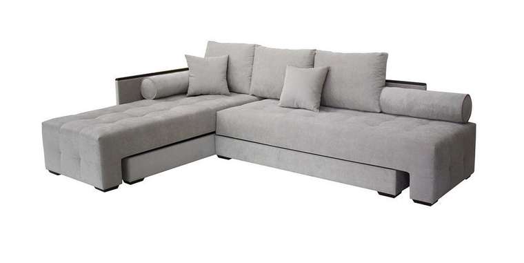 Угловой диван Берн Нео серого цвета