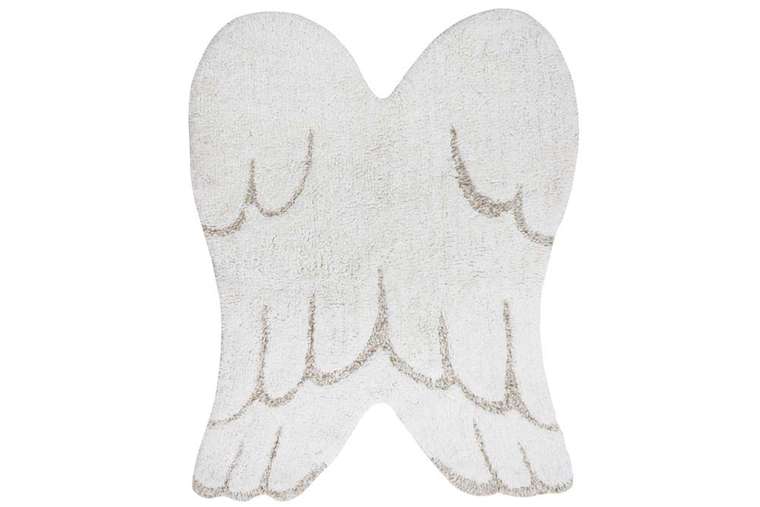 Ковер Silhouette Wing 75х100 белого цвета