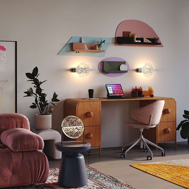 Настольный светильник Maytoni MOD387TL-L8CH3K Mangata Modern