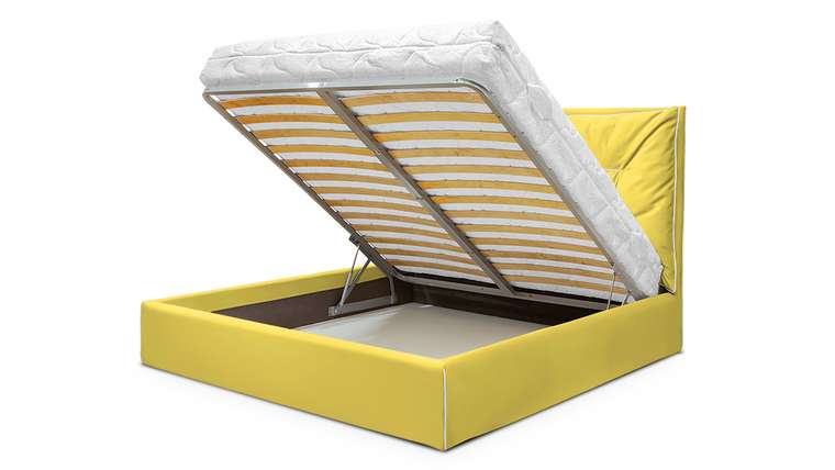Кровать Миранда 180х200 желтого цвета