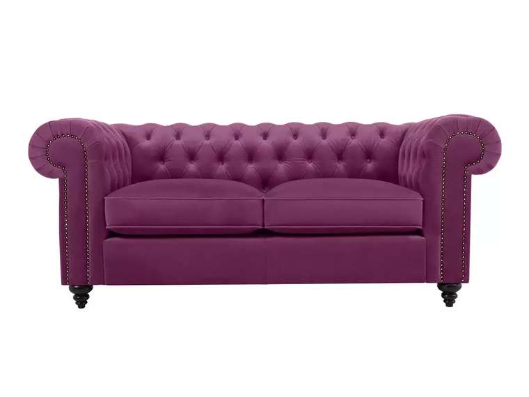 Диван Chester Classic фиолетового цвета