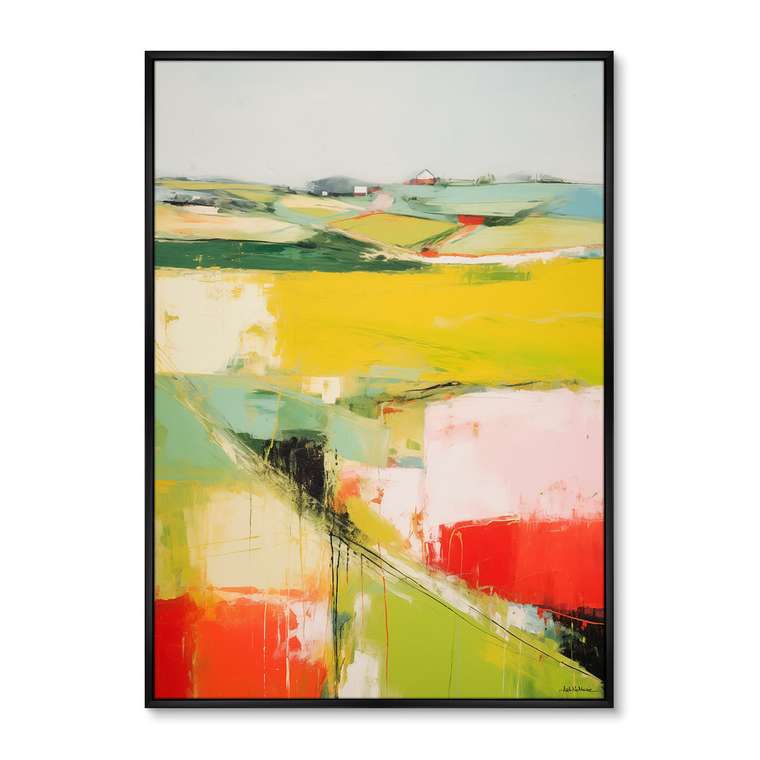 Репродукция картины Landscape collection, Lines, No 1, 2024г.