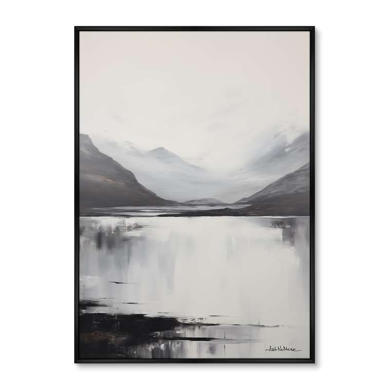 Репродукция картины Landscape collection, Mountains, No 1, 2024г.