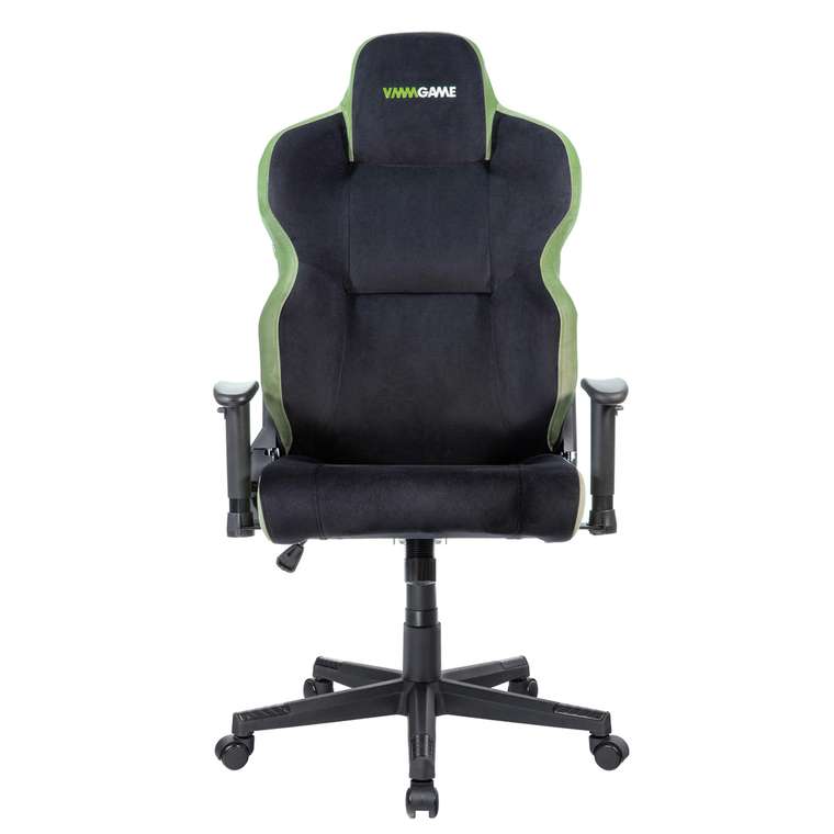 Игровое компьютерное кресло Unit Fabric Upgrade черно-зеленого цвета