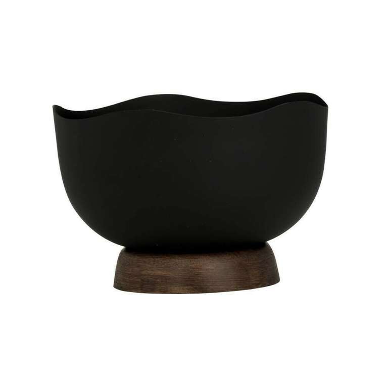 Декоративная чаша Monywa черного цвета