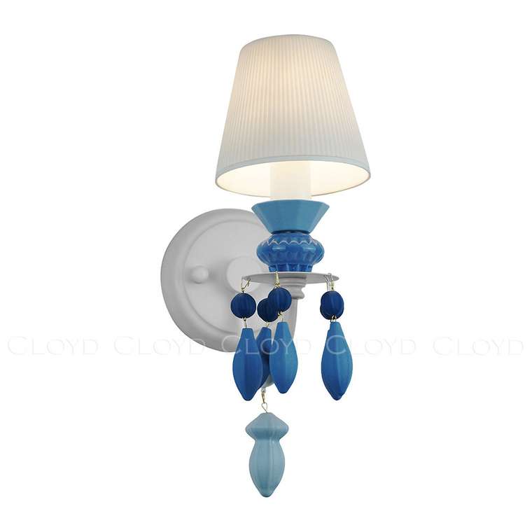 Бра Cloyd LOTTIE-D W1 - голубая керамика