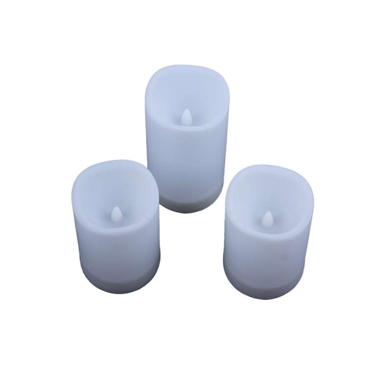 Светильник на солнечных батареях USL-S-816/PT150 CANDLE SET3 (пластик, цвет белый)