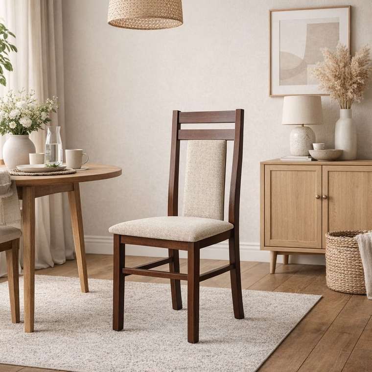 Стул Haber 8 коричнево-бежевого цвета