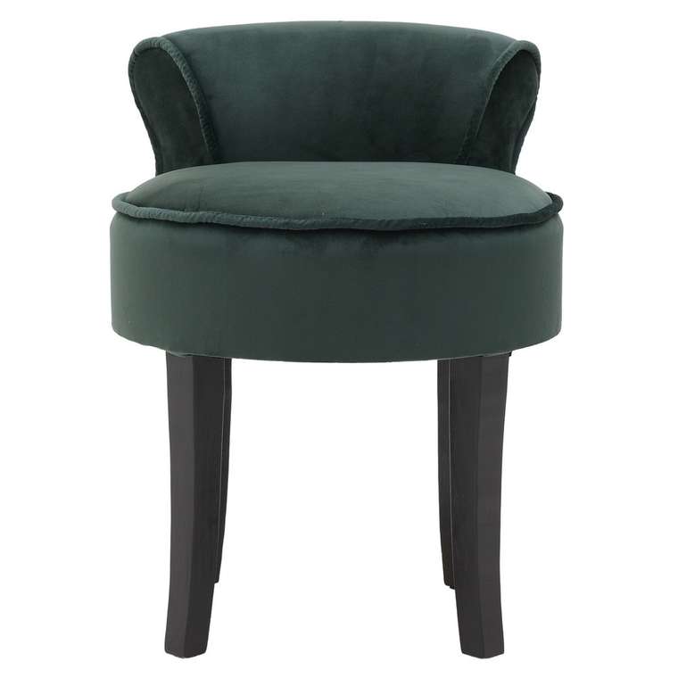Кресло без подлокотников зеленого цвета