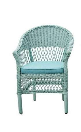 Кресло садовое Калифорния голубого цвета