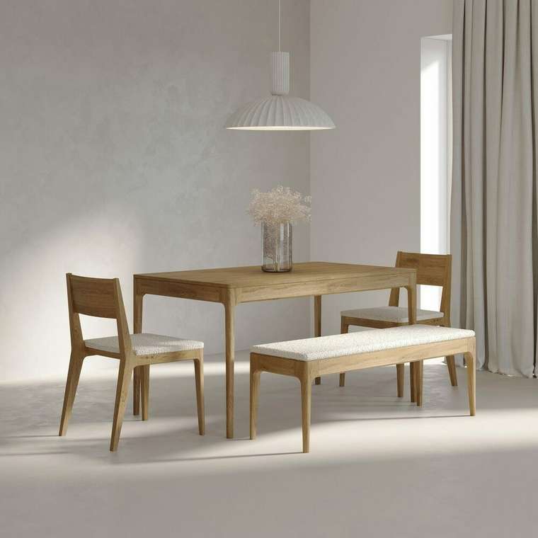 Скамья-банкетка Fargo с мягким сиденьем серого цвета