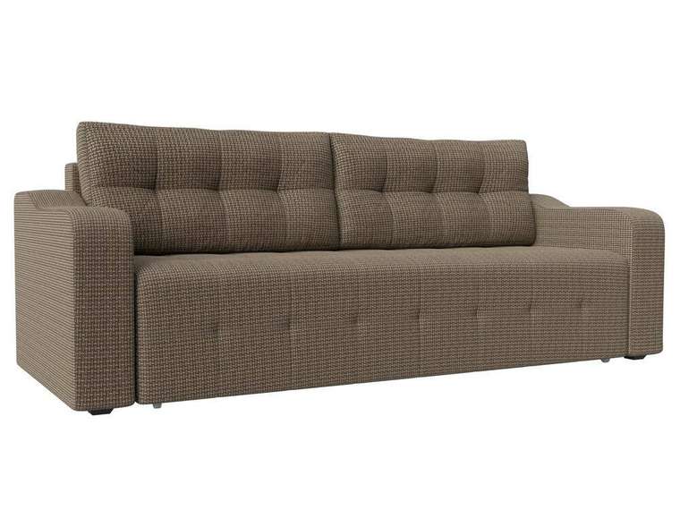 Прямой диван-кровать Лиссабон бежево-коричневого цвета