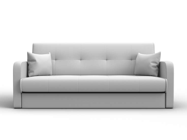 Диван-книжка Надежда белого цвета (экокожа)