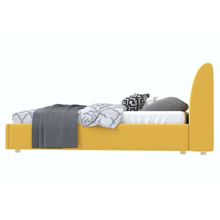 Кровать Бекка 120x200 желтого цвета