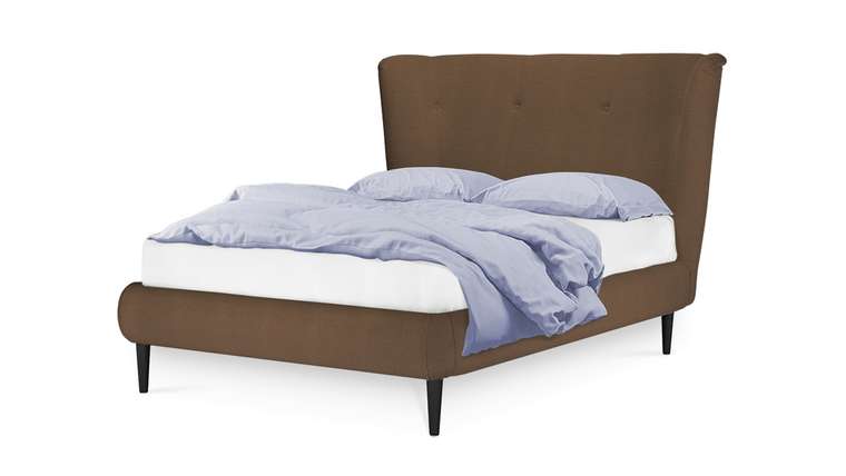 Кровать Дублин 160х200 коричневого цвета