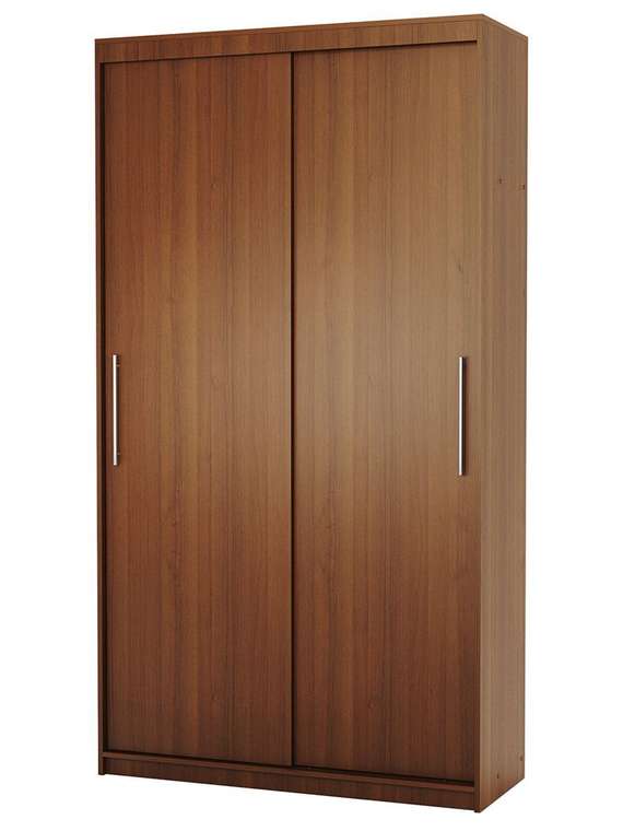 Шкаф-купе платяной Эконом 120 цвета орех