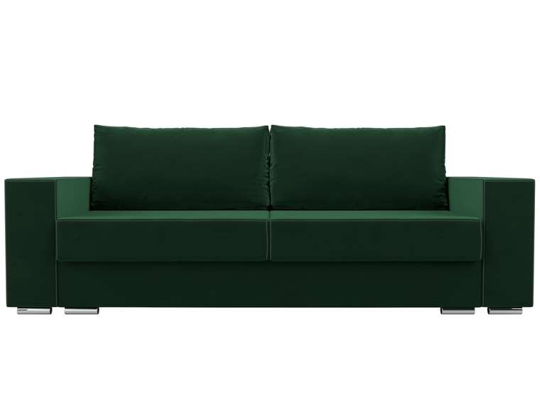 Прямой диван-кровать Исланд зеленого цвета