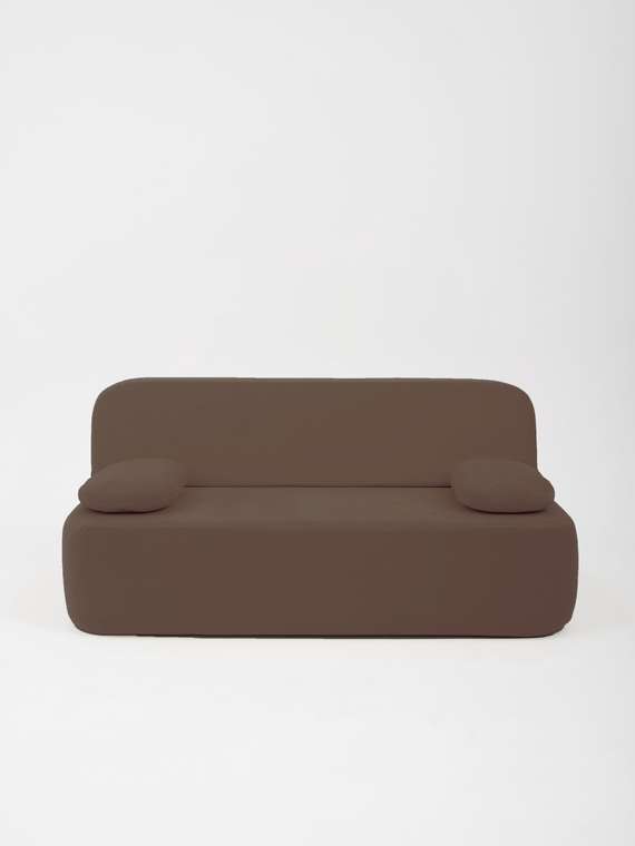 Бескаркасный диван Бабл коричневого цвета